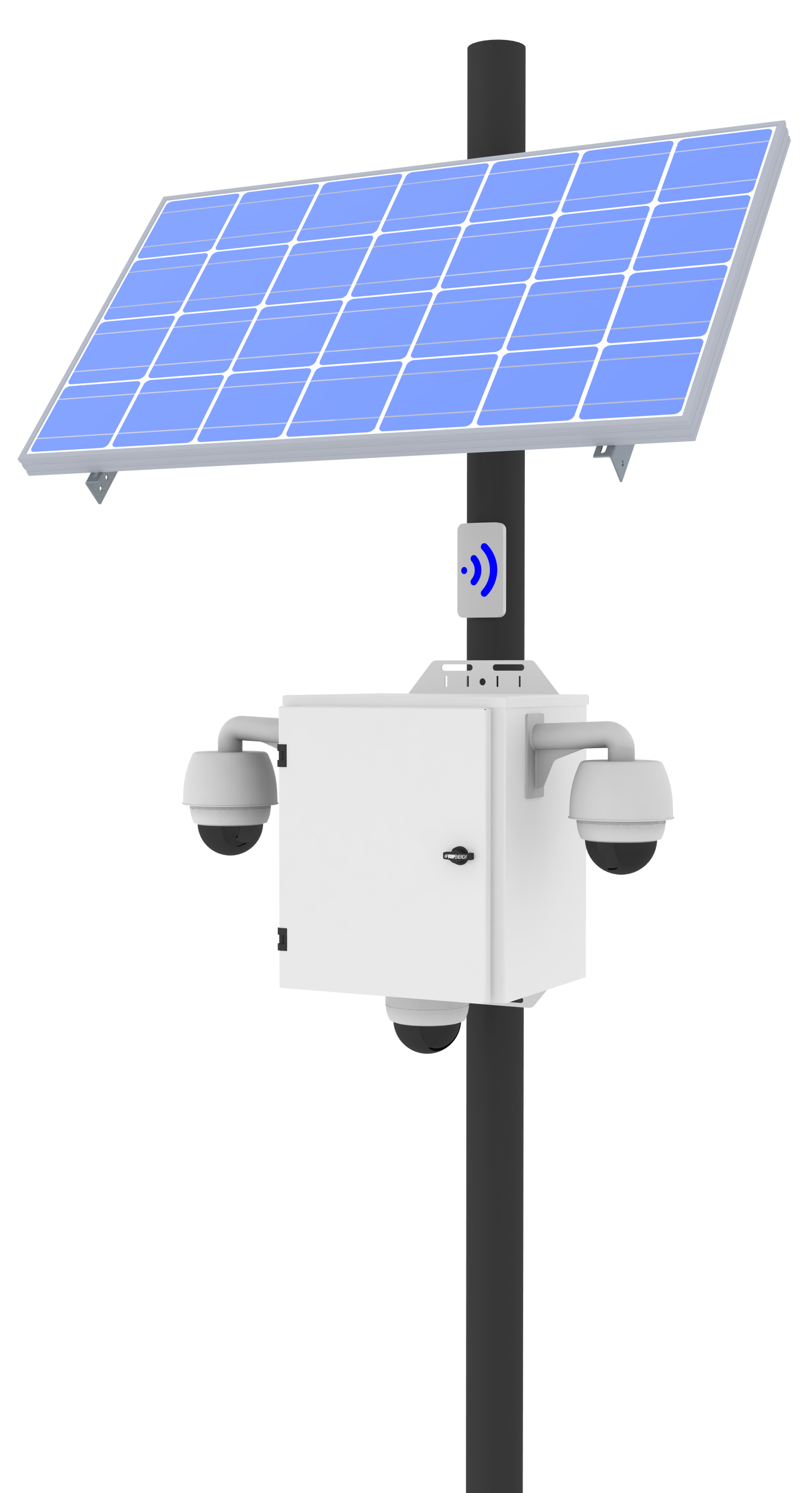 Solar Power Kits for Video Surveillance and Wireless Communications